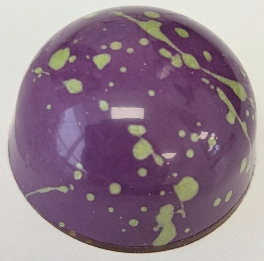 Dulce de leche in a milk chocolate